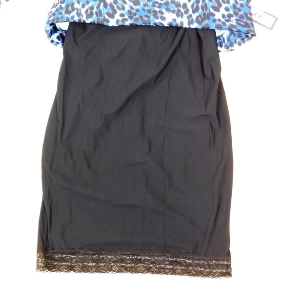 NYDJ Monique Cheetah Print Wrap Slimming Dress 12 - Picture 8 of 8